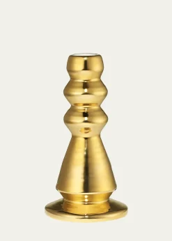 AERINAllette 6.3" Large Candleholder, Gold