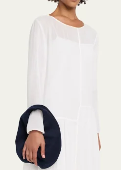 Aesther EkmeOra Mini Suede Top-Handle Bag