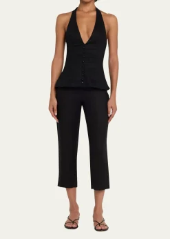 AEXAELinen Capri Pants