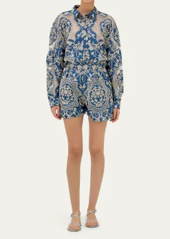 Agua by Agua BenditaCecilia Ribbons Button-Front Shirt
