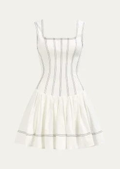 AjeParallel Poplin Mini Dress