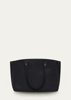 AkrisAi Small Leather Shoulder Tote Bag