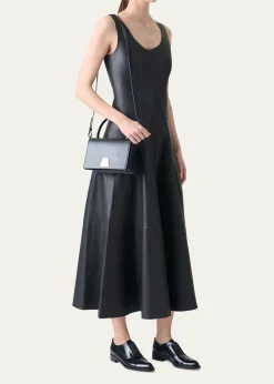 AkrisAlice Small Leather Top-Handle Bag
