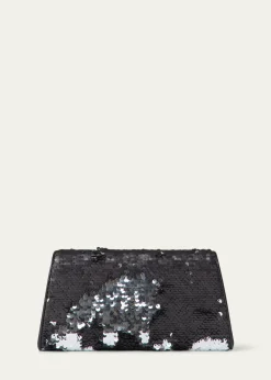 AkrisAnouk Mini Sequined Clutch Bag