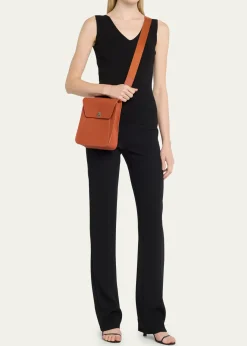 AkrisAnouk Small Leather Messenger Bag
