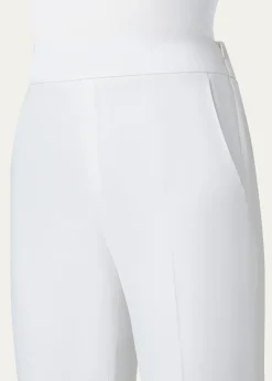AkrisChris Pleated Straight-Leg Pants