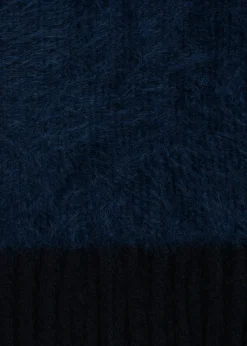 AkrisCloud Cashmere Rib Fringe Scarf
