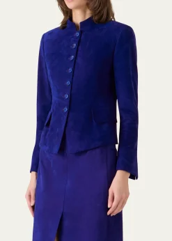 AkrisDeva Suede Short Jacket