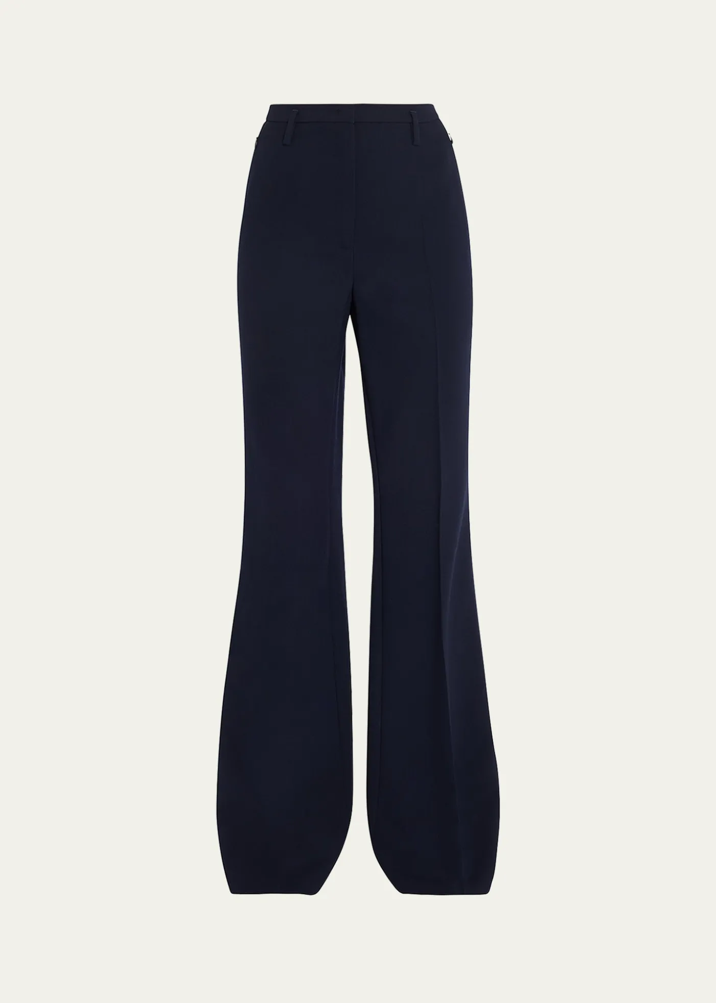 AkrisFarrah Boot-Cut Mid-Rise Wool Pants
