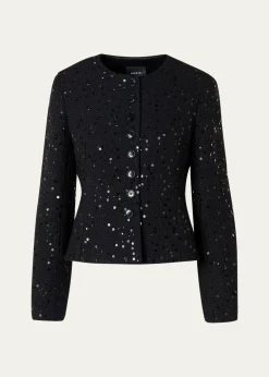 AkrisKelis Sequined Tweed Jacket