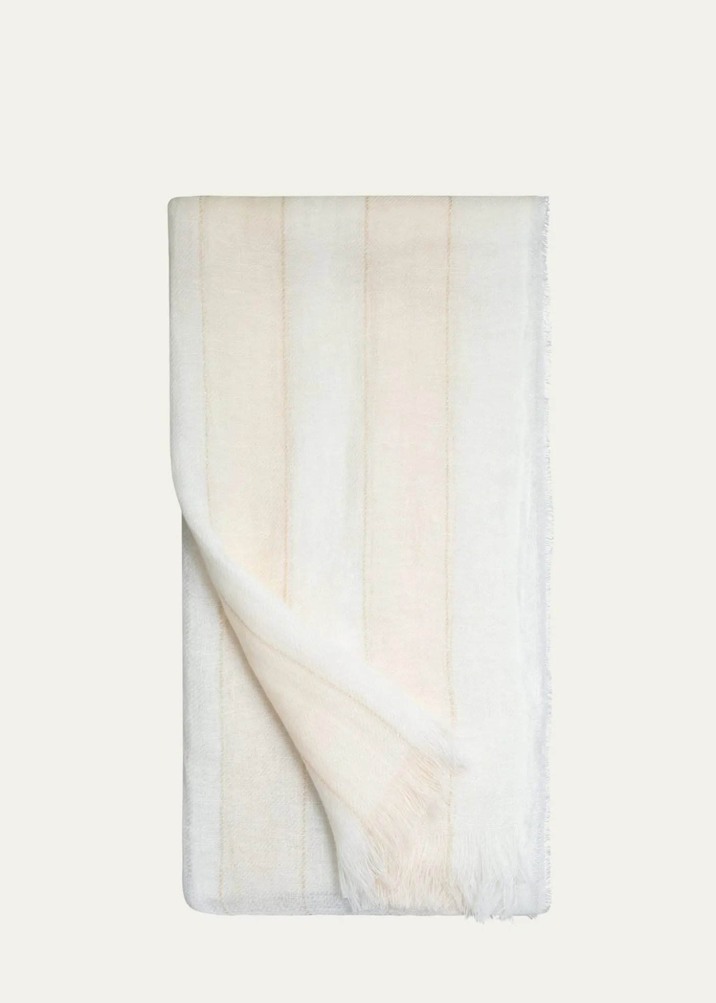 AkrisLurex Stripe Linen Scarf