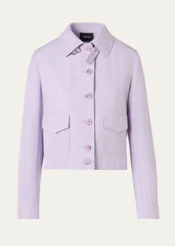AkrisMelange Twill Peer Short Jacket