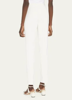 AkrisMelissa Mid-Rise Slim-Leg Pants