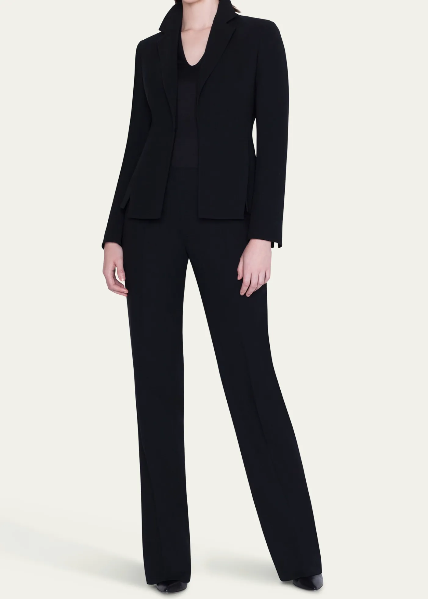 AkrisOcelia Slit Crepe Jacket