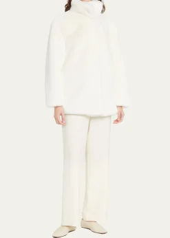 Akris puntoFaux-Fur Short Jacket