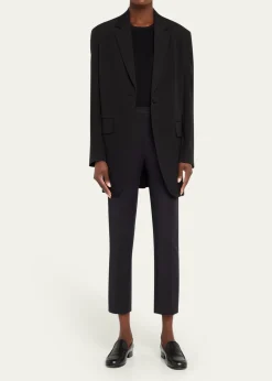 Akris puntoFranca Mid-Rise Cropped Pants