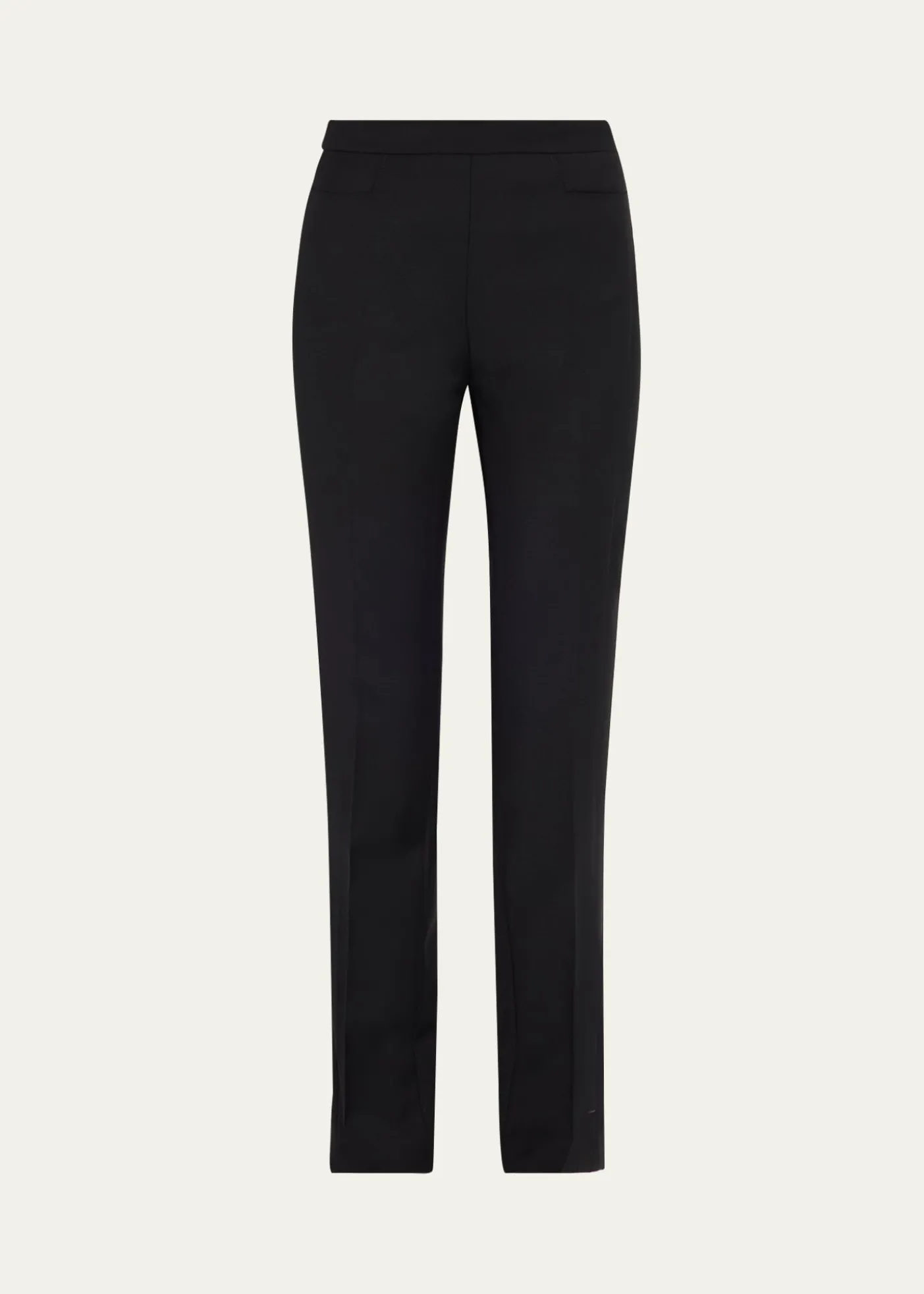Akris puntoFrancoise Slim-Straight Pants, Black