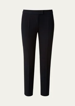 Akris puntoFrankie Straight-Leg Cotton-Stretch Cropped Pants