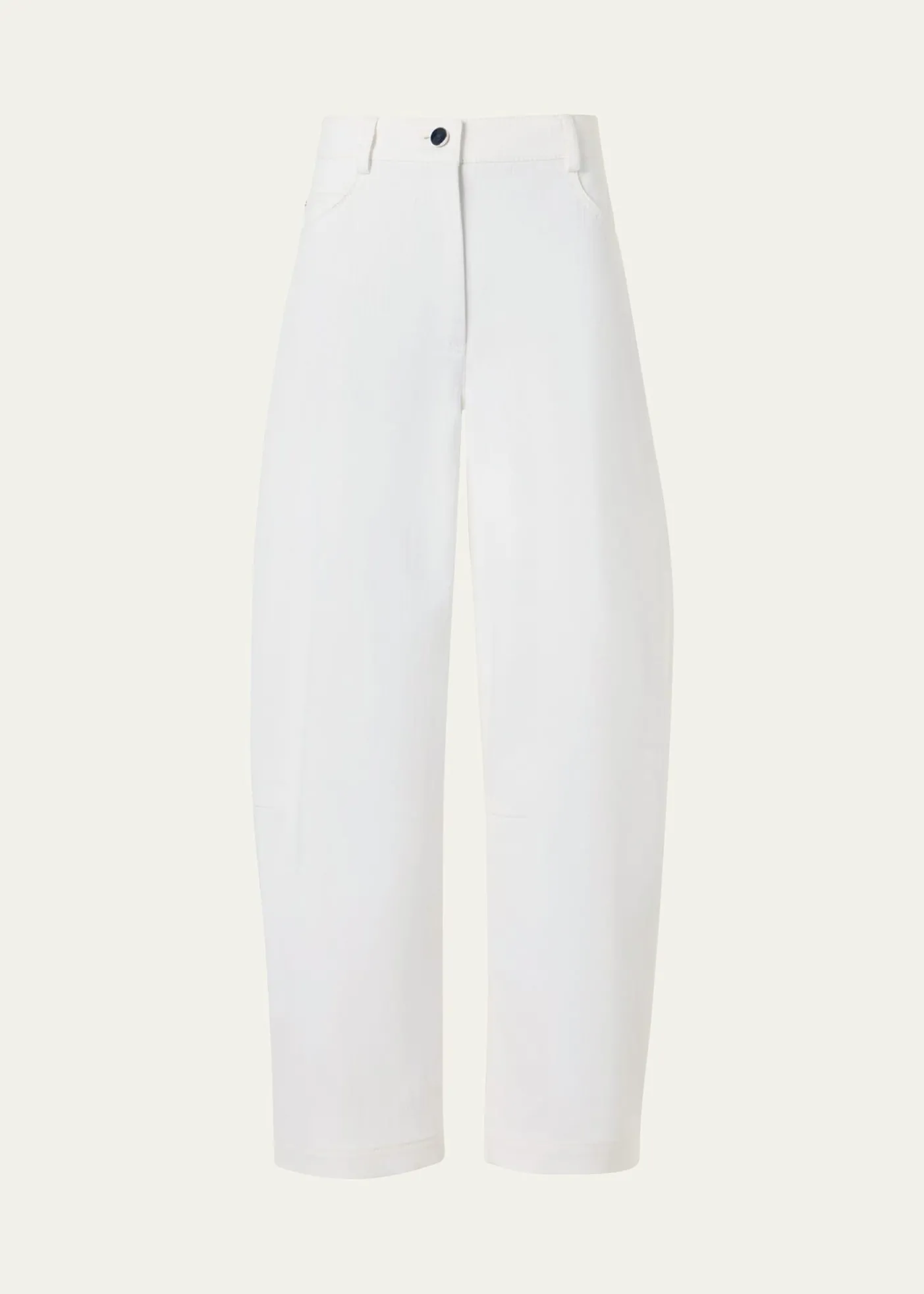 Akris puntoHigh-Rise Barrel-Leg Ankle Pants