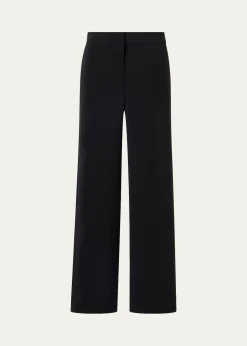 Akris puntoMarlon Cropped Pants in Signature Laser-Cut Crepe