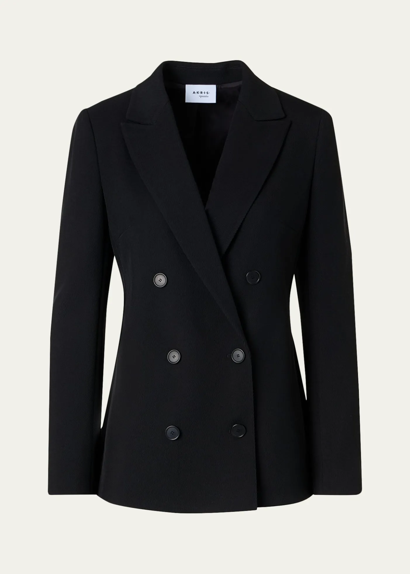 Akris puntoWool Tricotine Double-Breasted Jacket