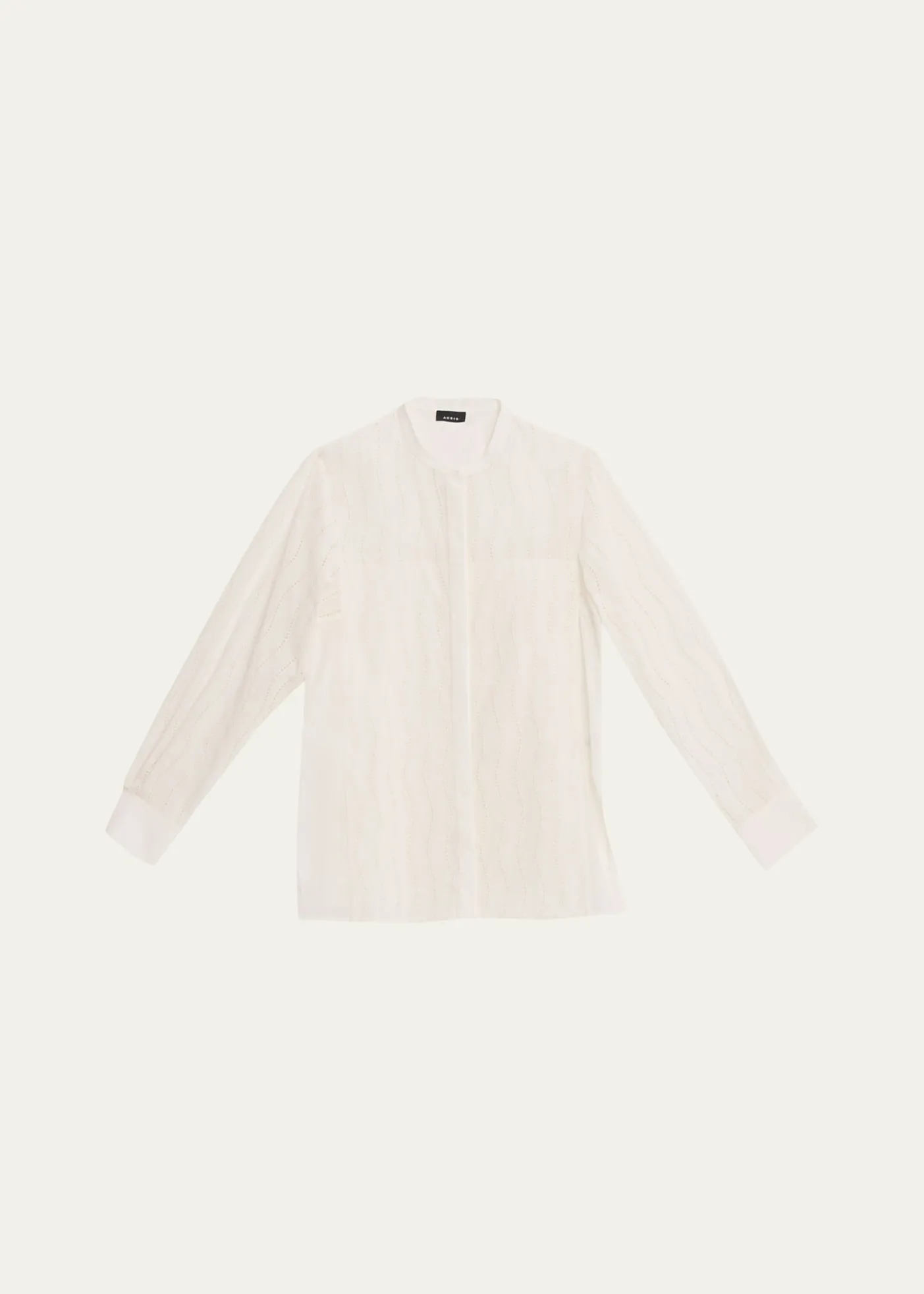 AkrisWave Broderie Anglaise Cotton Voile Blouse
