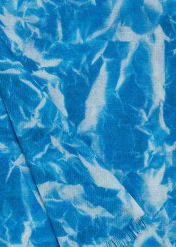 AkrisWhitecaps-Print Cashmere Scarf