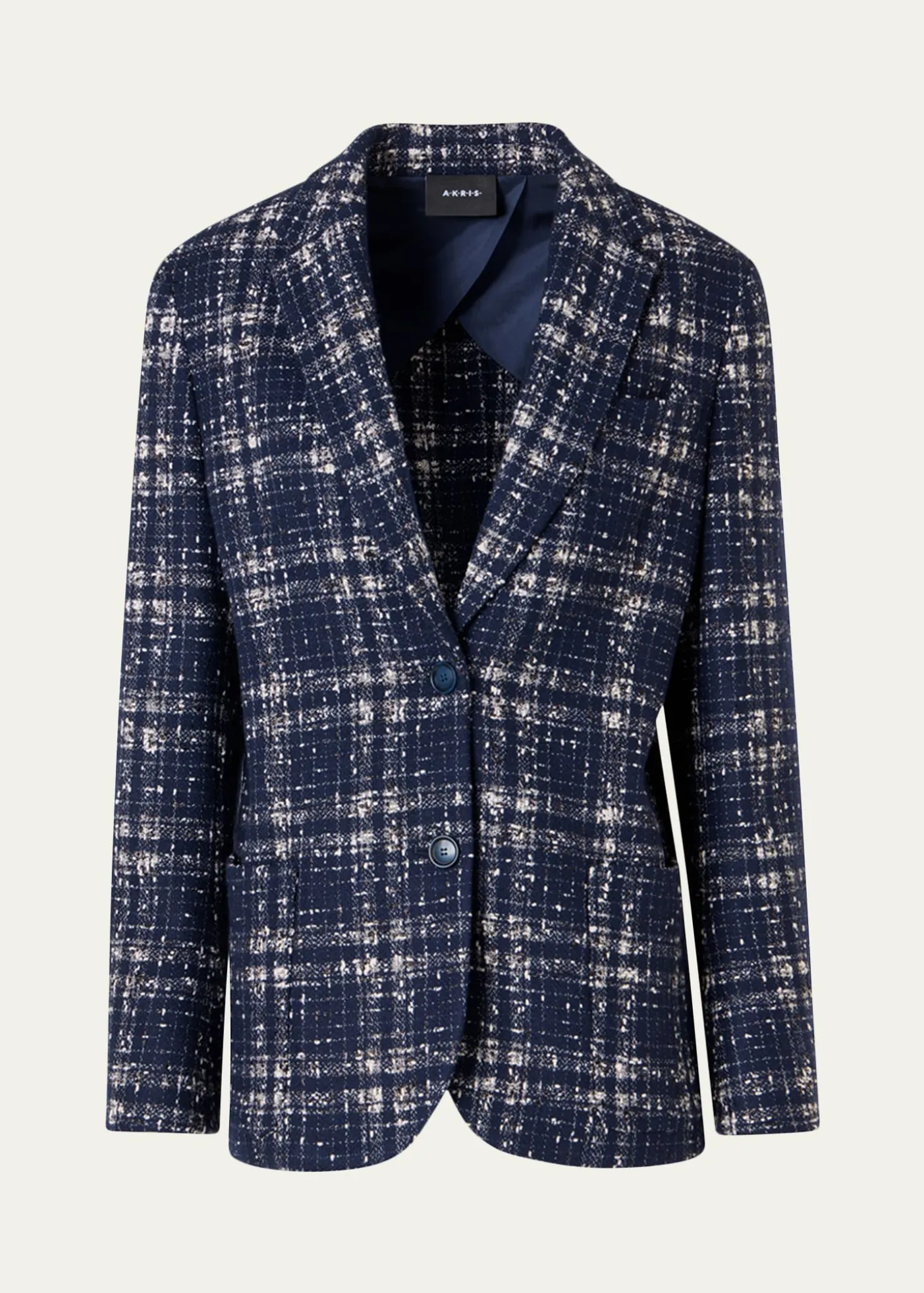 AkrisWool-Viscose Tweed Kora Jacket