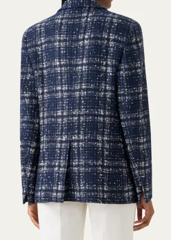 AkrisWool-Viscose Tweed Kora Jacket