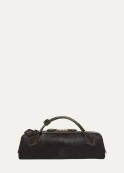 ALAIAElongated Calf Hair Clutch Bag