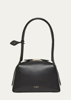 ALAIALe Bouledogue Dome Leather Shoulder Bag