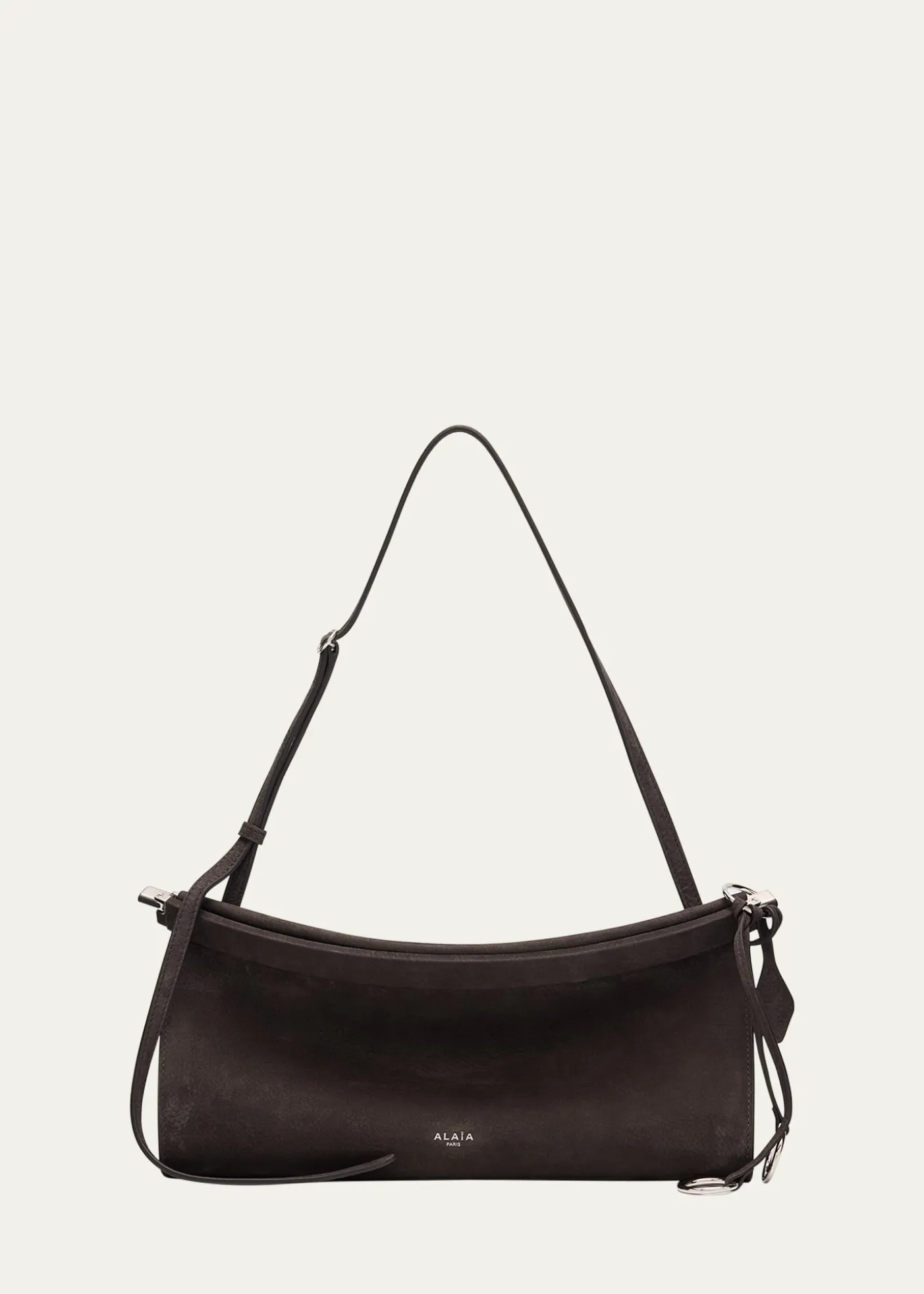ALAIALe Click Medium Shoulder Bag in Suede