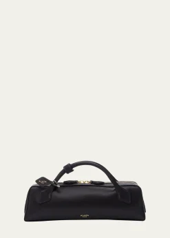 ALAIALe Teckel Silk Satin Clutch Bag