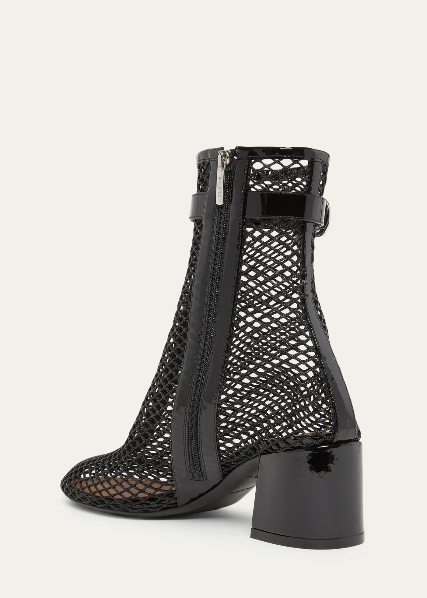 ALAIA55mm Fishnet Ankle Booties