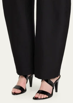 ALAIA90mm Patent Leather Sandals