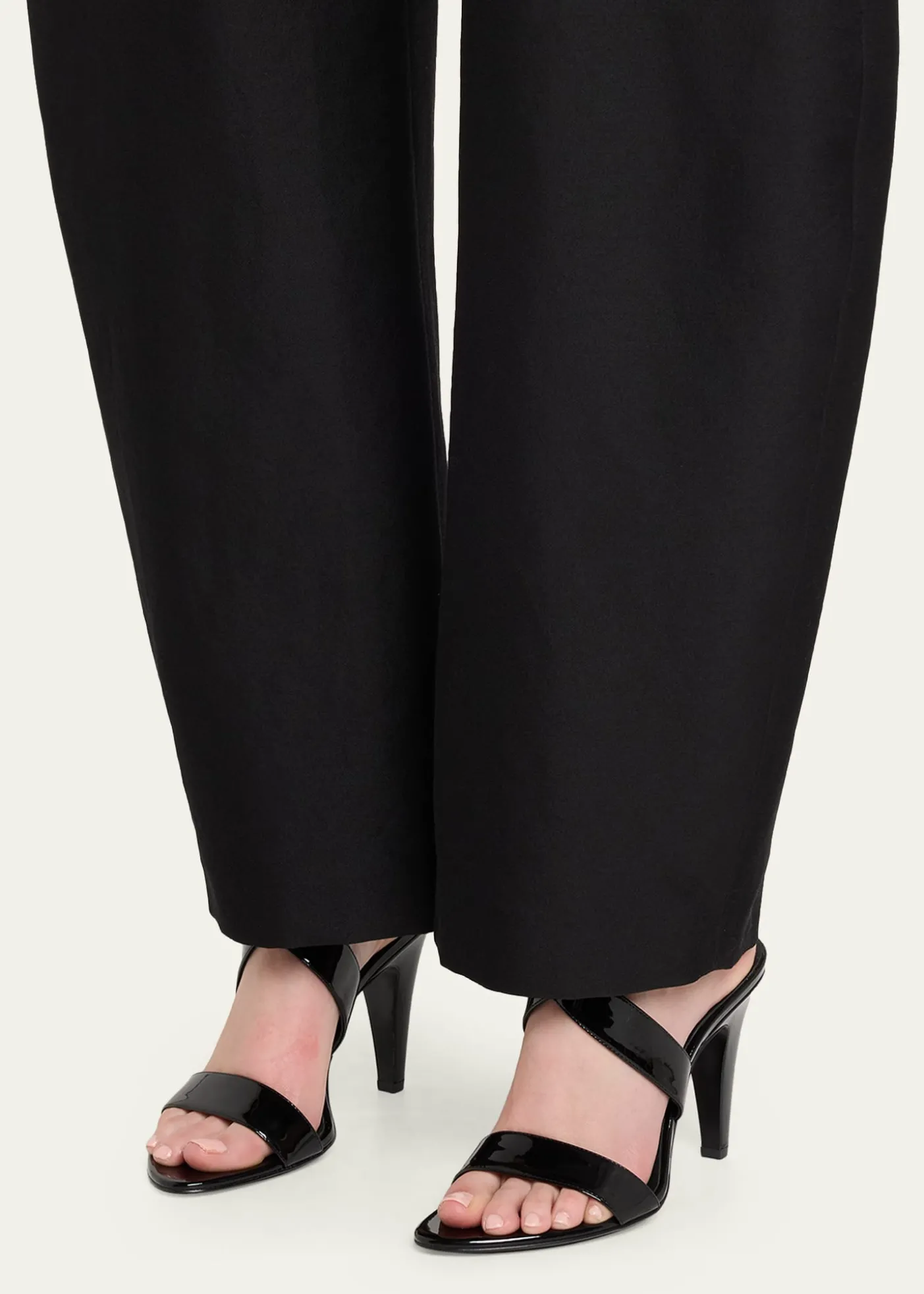 ALAIA90mm Patent Leather Sandals
