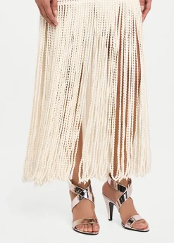ALAIA90mm Patent Metallic Leather Sandals