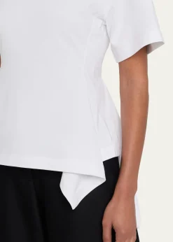 ALAIAPanelled Short-Sleeve Top