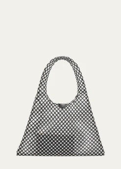 ALAIAWoven Leather Hobo Bag