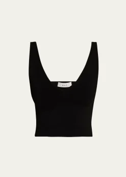 A.L.C.Ani Sleeveless Crop Top