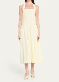 A.L.C.Elinor Halter Midi Dress