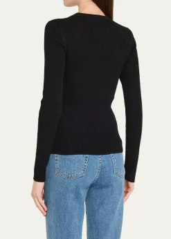 A.L.C.Fisher Ribbed Cardigan
