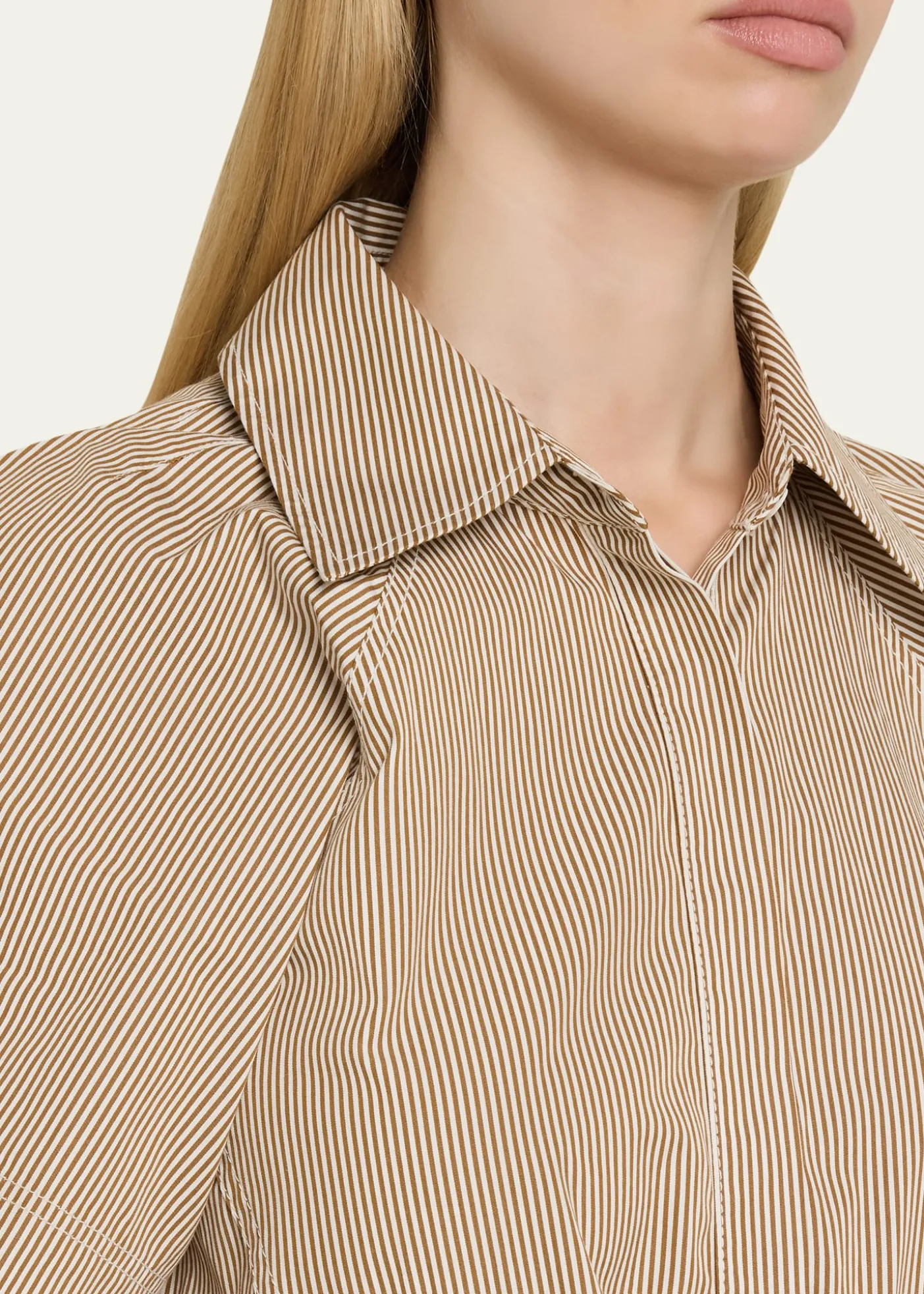 A.L.C.Julie Pinstripe Mini Shirtdress