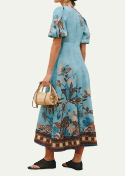 ALEMAISGeorgie Linen Midi Dress