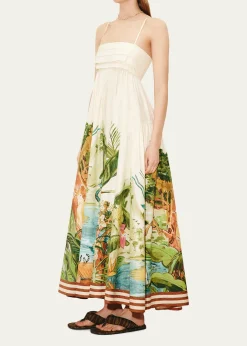 ALEMAISToucan Tango Midi Dress