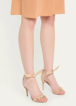 Alexandre BirmanClarita Leather Bow Ankle-Strap Sandals