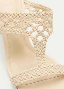 Alexandre Birman90mm Braided Leather Block-Heel Sandals