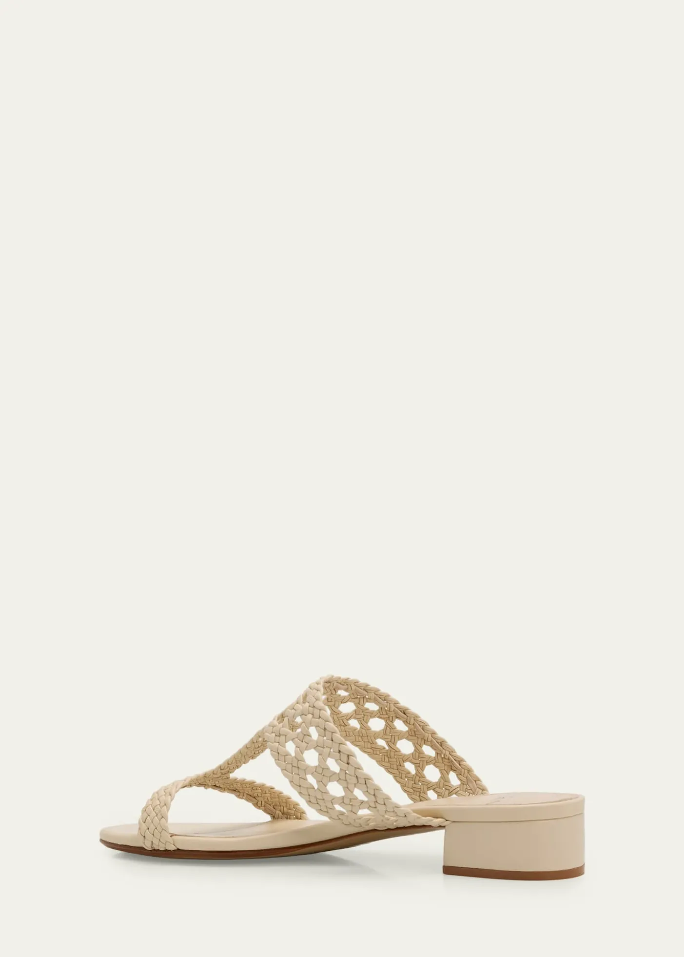 Alexandre Birman30mm Braided Leather Block-Heel Sandals