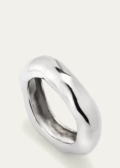 Alexis BittarWide Molten Bangle, Size Small