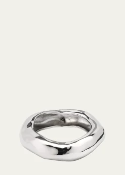 Alexis BittarWide Molten Bangle, Size Small